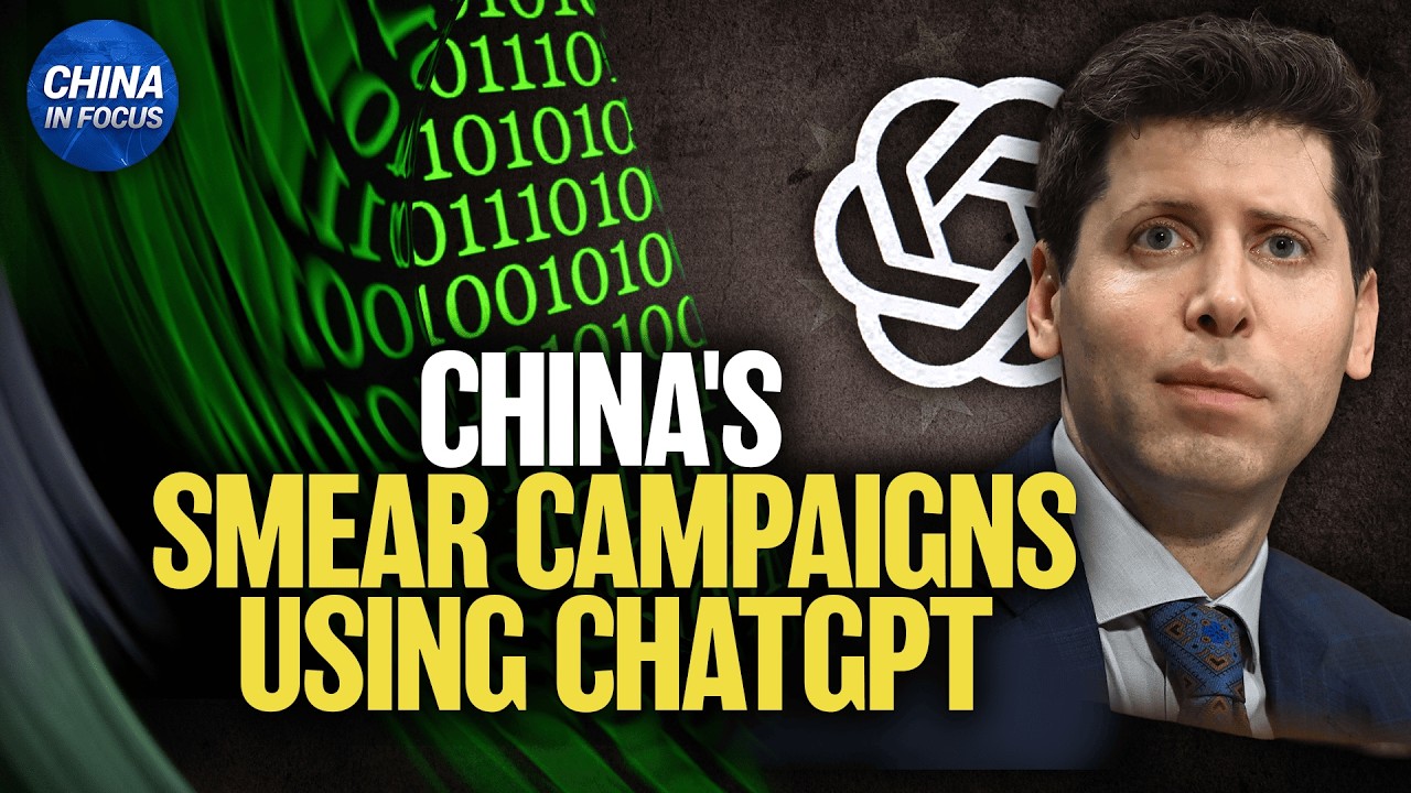 China Targets Dissidents Globally With ChatGPT | China in Focus