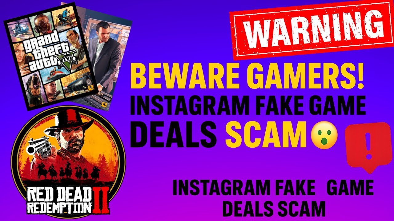 Beware Gamers! Instagram Fake Game Deals Scam 😱
