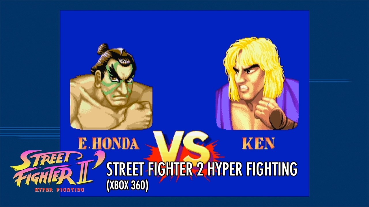 STREET FIGHTER 2 HYPER FIGHTING: E. HONDA VS KEN (XBOX 360)