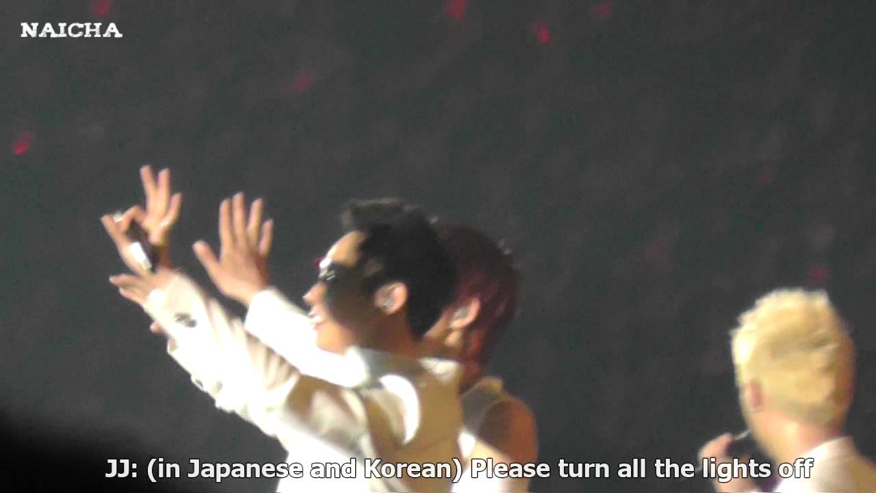 [Eng sub] 130403 JYJ Tokyo Dome Yuchun say orenji junsu ユチョン 유천