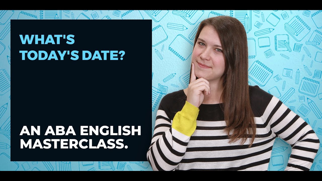 How to say the date in English