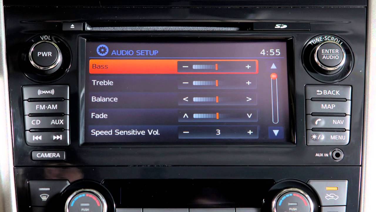 2013 NISSAN Altima Sedan - Audio System with Navigation