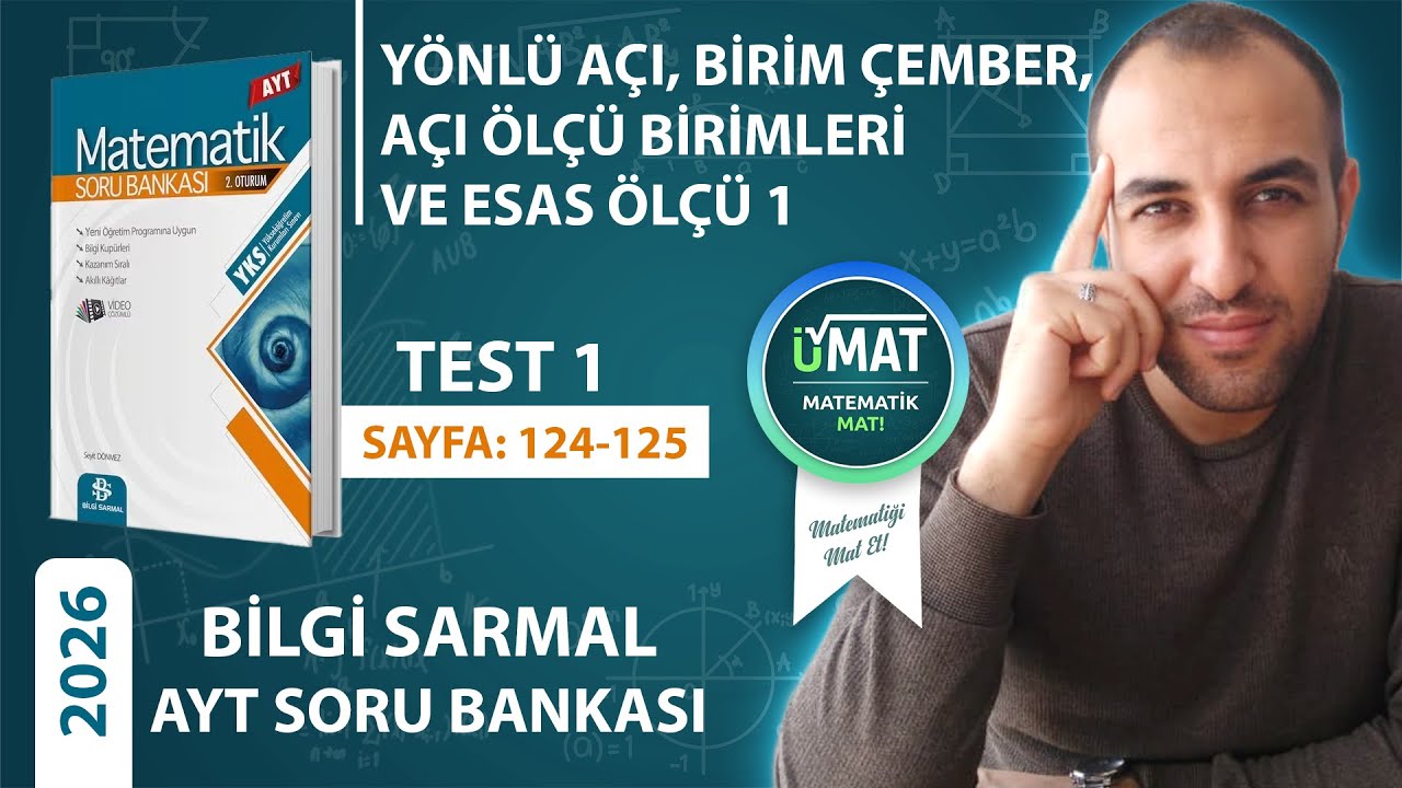 2026 BİLGİ SARMAL AYT MATEMATİK TRİGONOMETRİ TEST 1(KONU ANLATIMLI)