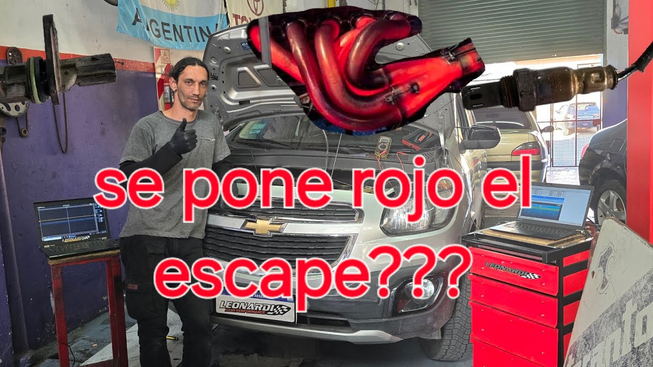 CHEVROLET SPIN 1.8 8V SE PONE EL ESCAPE AL ROJO. CATALIZADOR TARDA EN ARRANCAR NO ANDA CUENTAVUELTAS