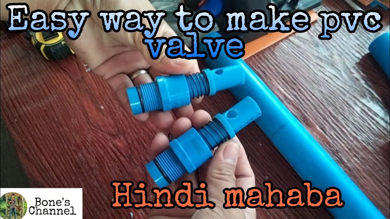 DIY valve | How to make pvc valve