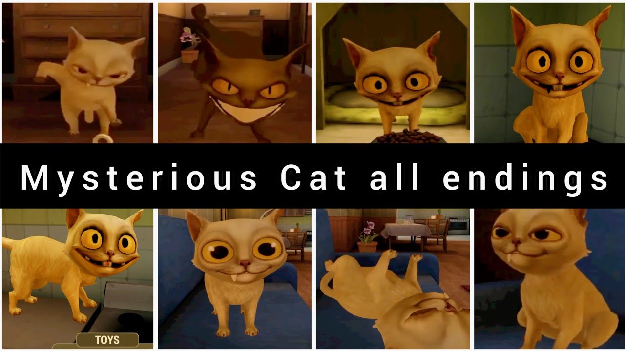 Mysterious Cat haunted house game all endings