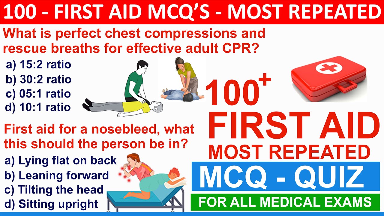 first aid mcqs | first aid mcqs questions and answers | mcqs on first aid | first aid management