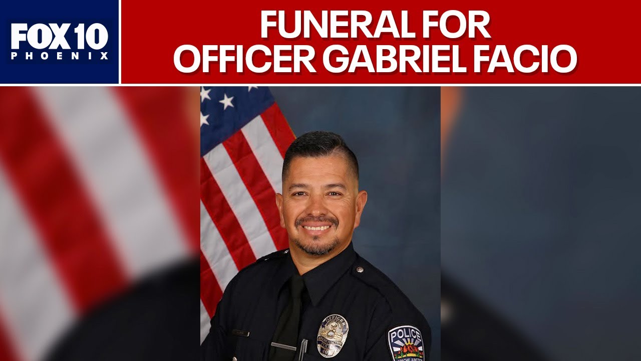 Funeral for Officer Gabriel Facio of The Apache Junction Police Department | FOX 10 Phoenix