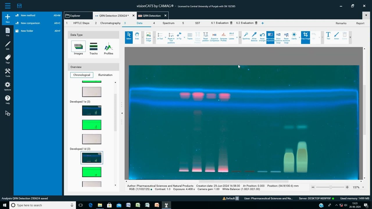 CAMAG&reg; HPTLC System for quantitative analyses