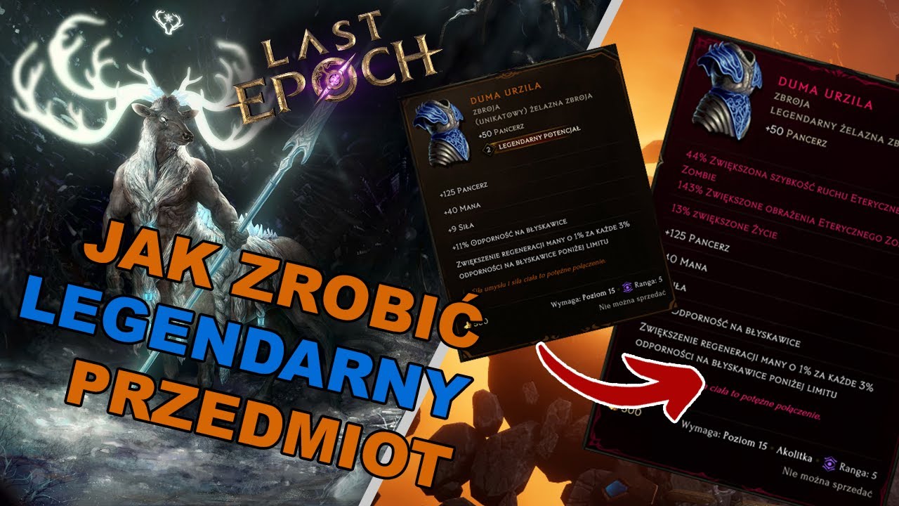 Last Epoch: Jak zrobić PRZEDMIOT LEGENDARNY (legendarny potencjał)