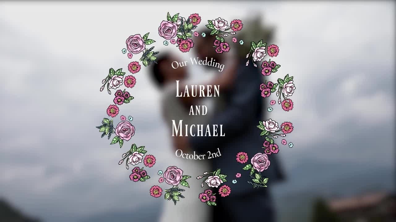 Floral Wedding Titles Pack by MeafQ | Premiere Pro Project - Motion Array template