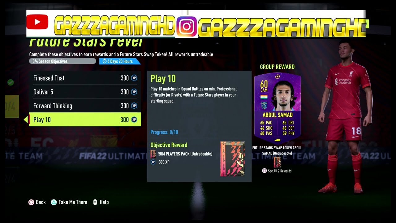 THIS HOW U GET UR FUTURE STARS TOKEN IN OBJECTIVES