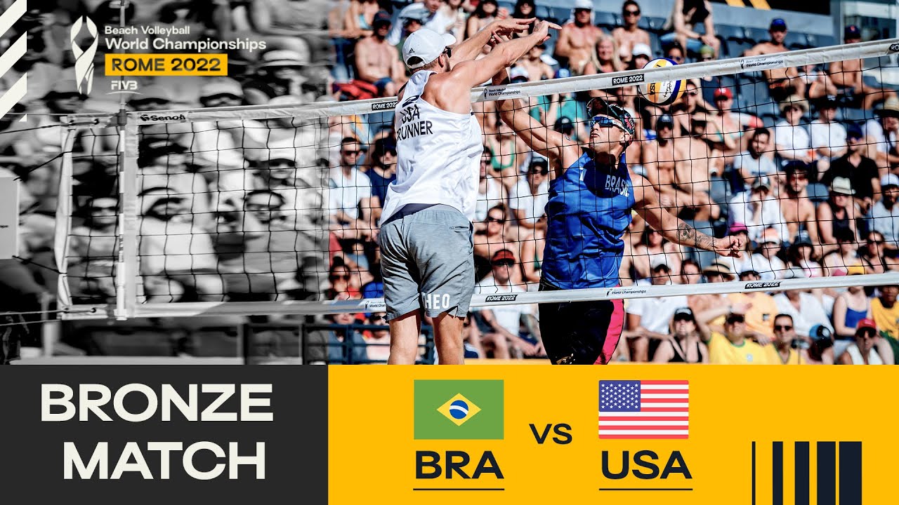 Andre/George vs. Schalk/Brunner - Bronze Highlights Rome 2022 #BeachWorldChamps