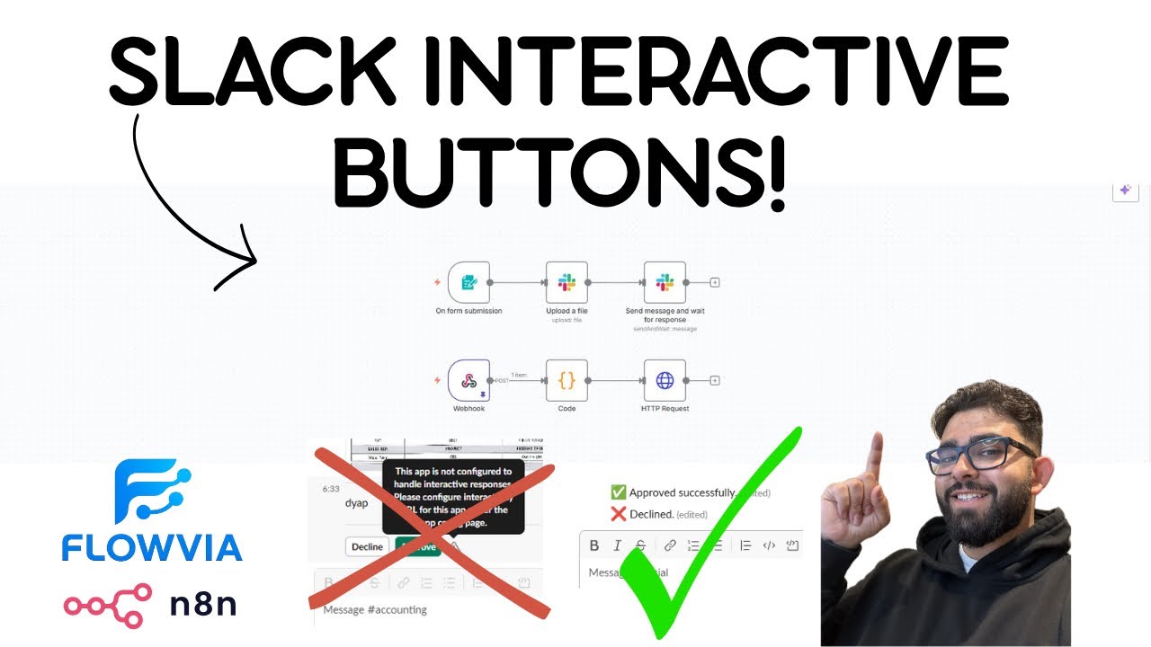 How to Handle Slack Interactive Responses in n8n (No code + Slack Button Integration)