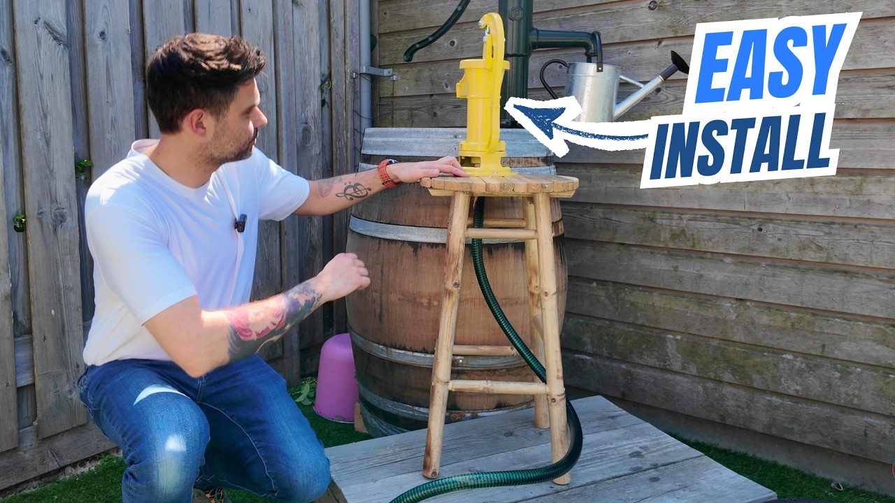 How To Install The Vevor Cast-Iron Hand Pump