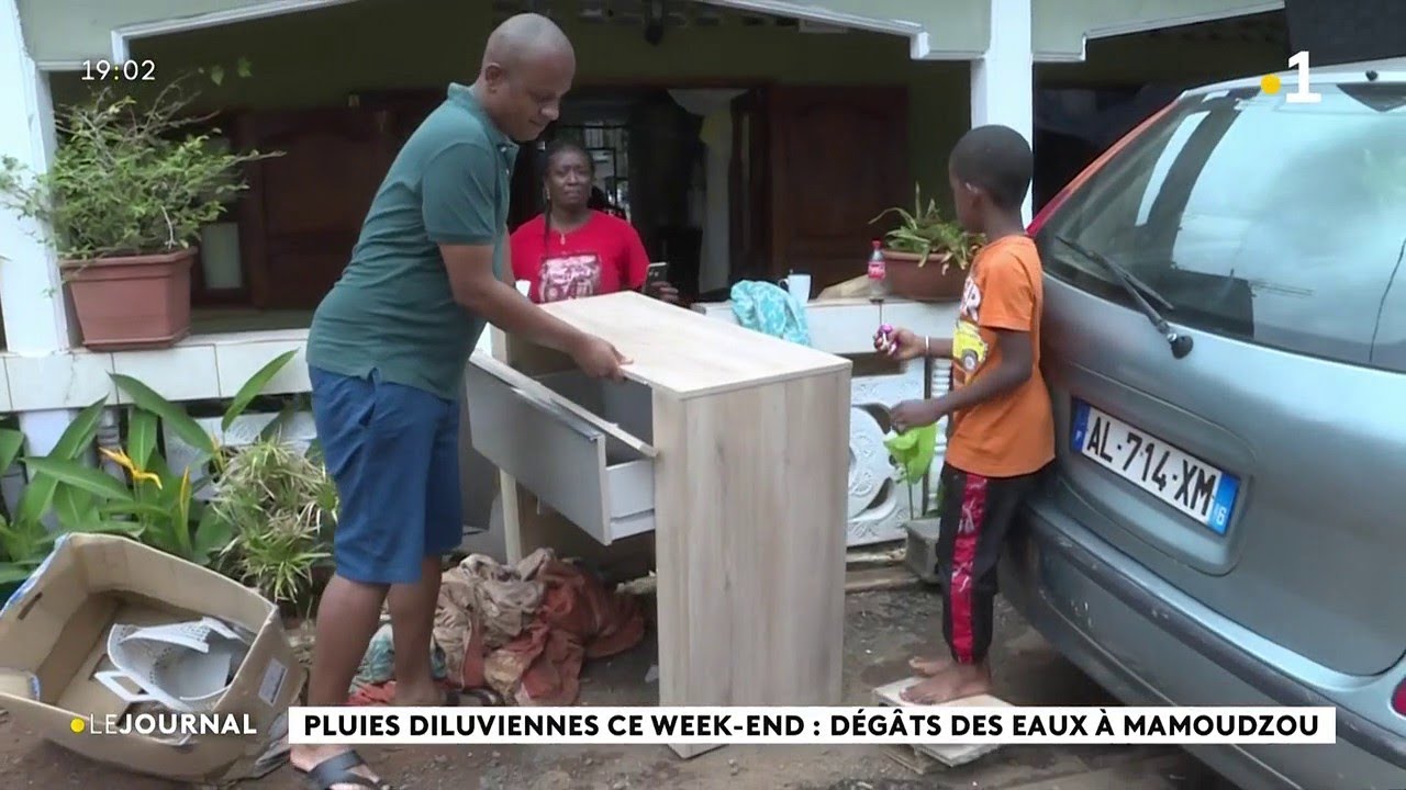 Pluies diluviennes ce week-end : dégâts des eaux à Mamoudzou