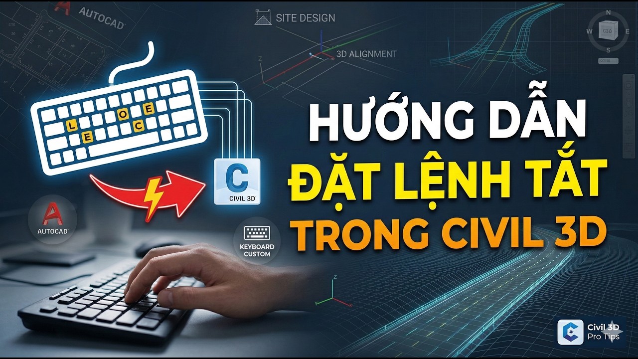 Hướng dẫn tạo lệnh tắt trong civil 3D | Văn Đình Sơn