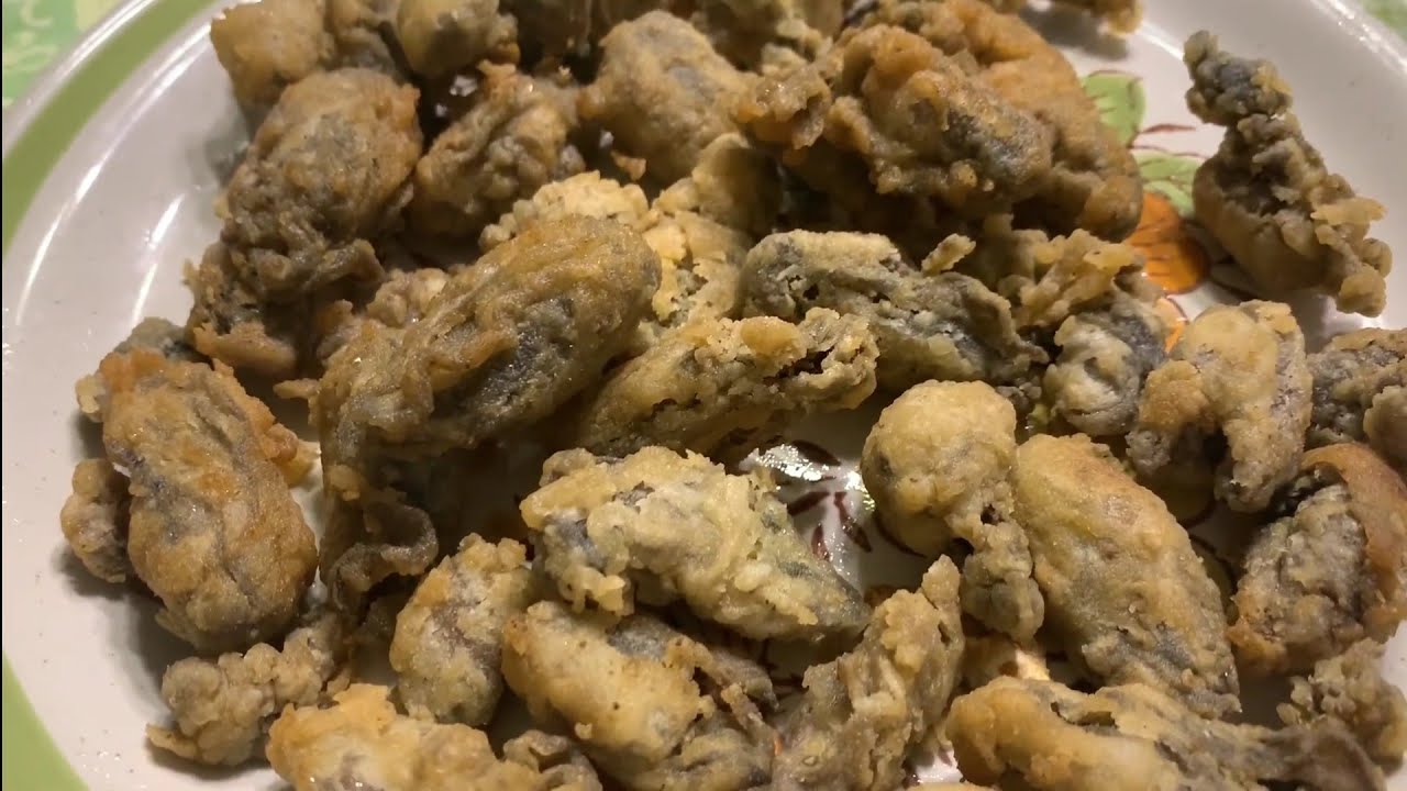 Как пожарить вкусные жареные консервированные устрицы