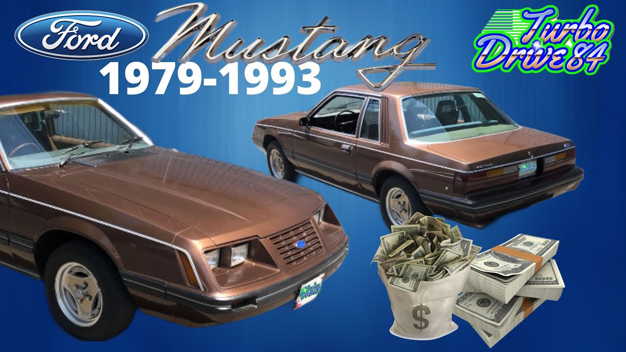Porque estos viejos Ford Mustang estan subiendo tanto de valor ?? (1979-1993) Fox Body Mustang