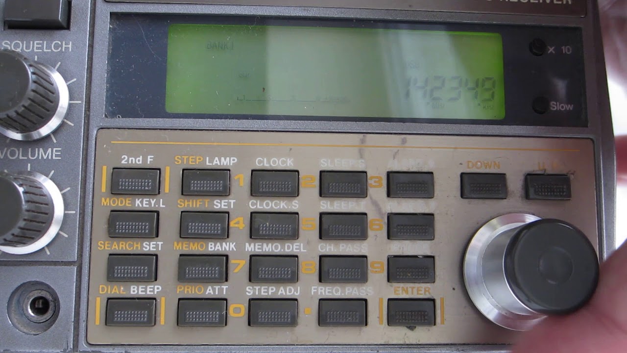Приём SSB на AOR-3000A