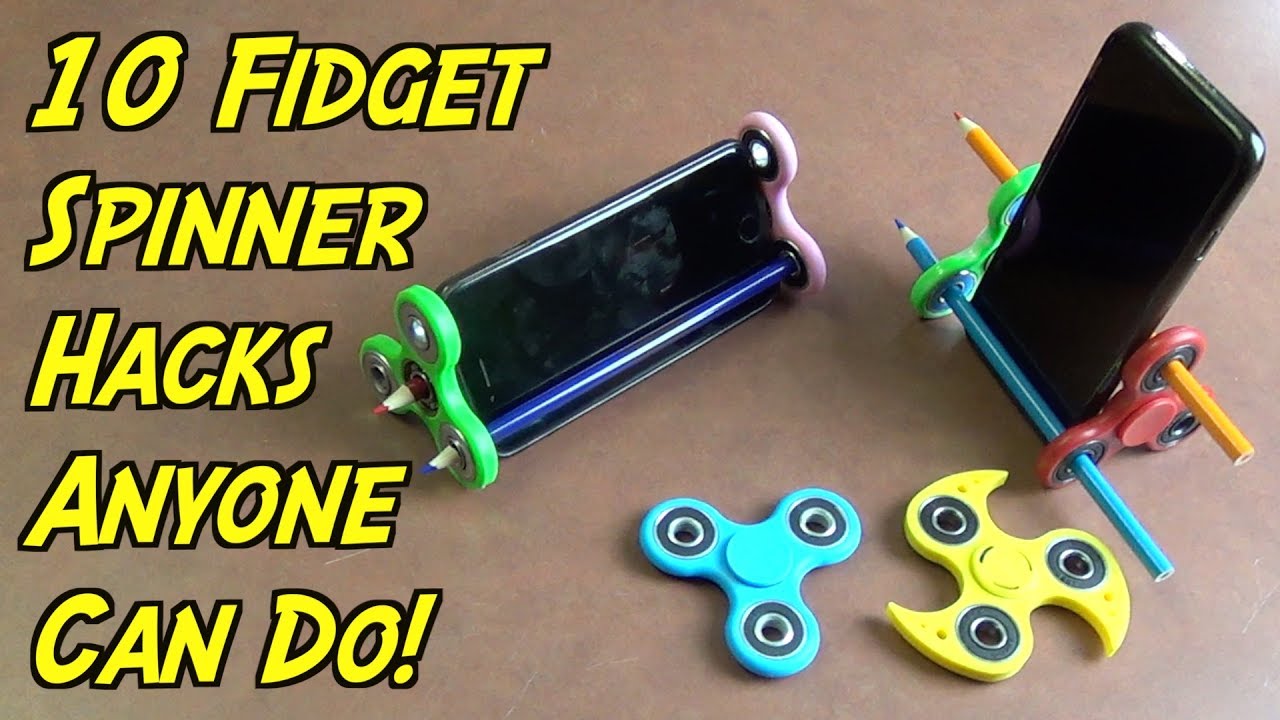 10 Fidget Spinner Hacks Anyone Can Do - HOW TO HACK - Fidget Spinner Giveaway | Nextraker