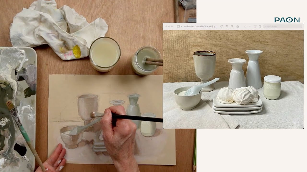 Apprendre à peindre les nuances de blancs