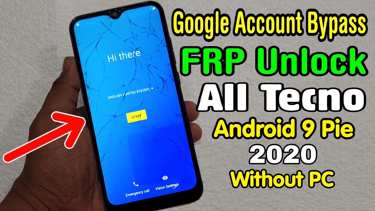 All Tecno Mobile FRP Unlock/ Google Account Bypass 2020 || ANDROID 9 PIE | New Method (Without PC)