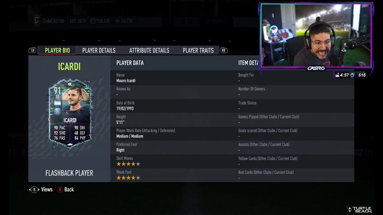 Castro1021 Reacts To FLASHBACK ICARDI SBC - INSANE ICON PICK SBC!!!
