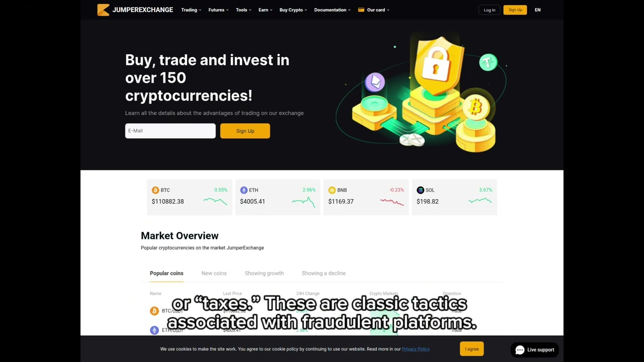 JUMPER-EXCHANGE IS A SCAM&mdash; How to withdraw 