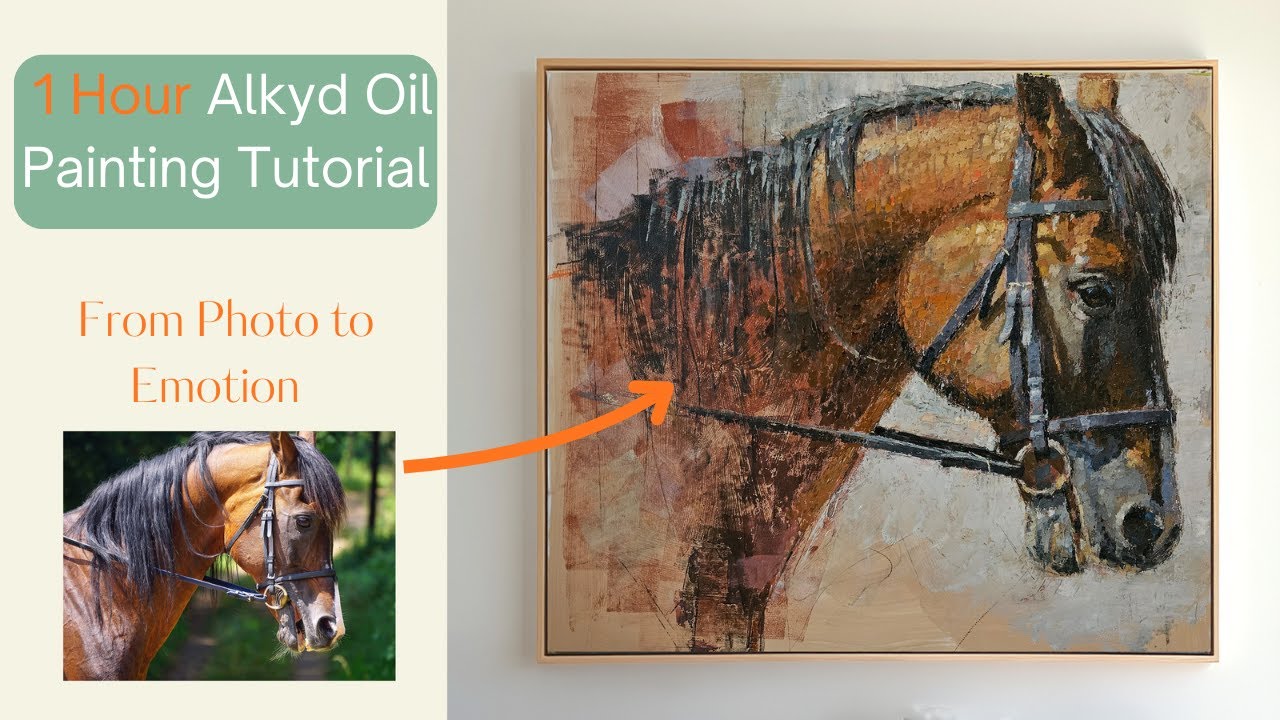 Impasto Oil Painting Tutorial | Capturing The Soul of a Horse
