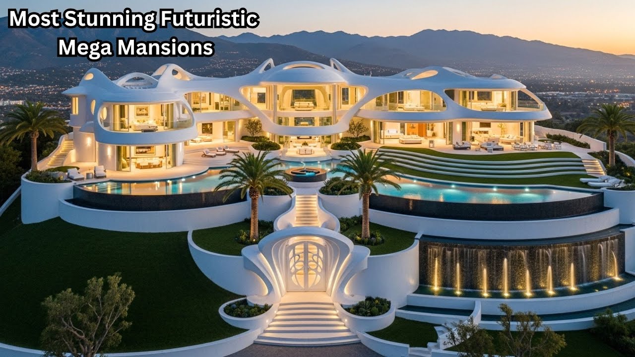 Внутри самых потрясающих футуристических мегаособняков мира | Экскурсия по роскошному дворцу