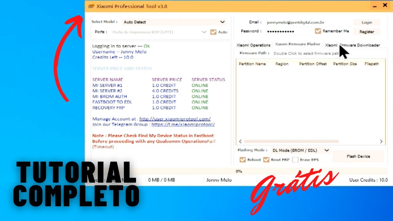 XIAOMI PRO TOOL - Como usar (flash, unlock bootloader, remove frp)
