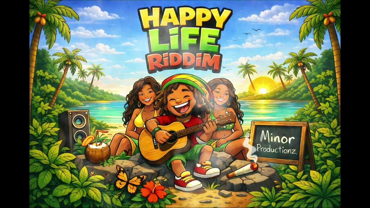 Happy Life Riddim - (INSTRUMENTAL) (Minor Prodz)