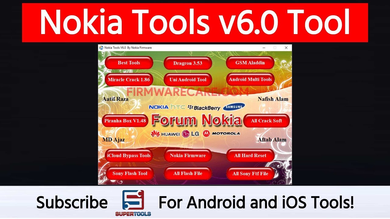 Download Nokia Tools v6.0 For Multiple Nokia Tools | Super Tools