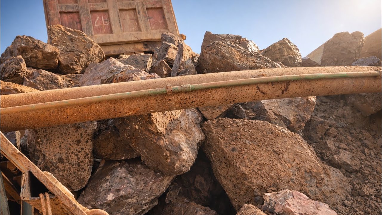 BIG ROCK 🪨 Crusher Machine - FULL Powerfull Process A Giant in Action-Big Rock Crushing#asmrvideo 