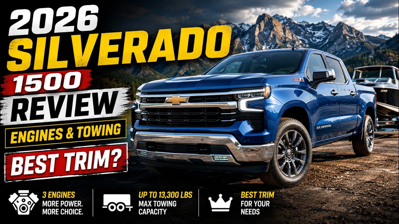 2026 Chevy Silverado 1500 Review: Engines, Towing & Best Trim