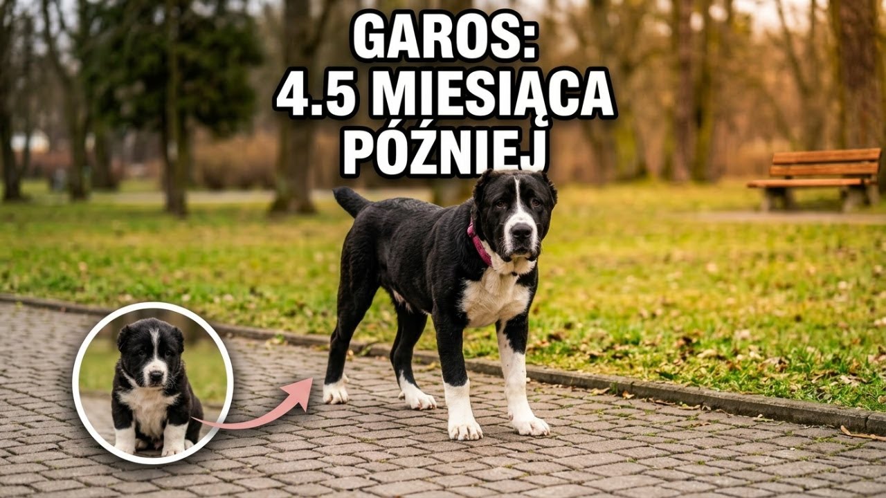 Garos wr&oacute;cił do tego miejsca po 4,5 miesiącu🇵🇱 #alabai #owczarekśrodkowoazjatycki #socjalizacja