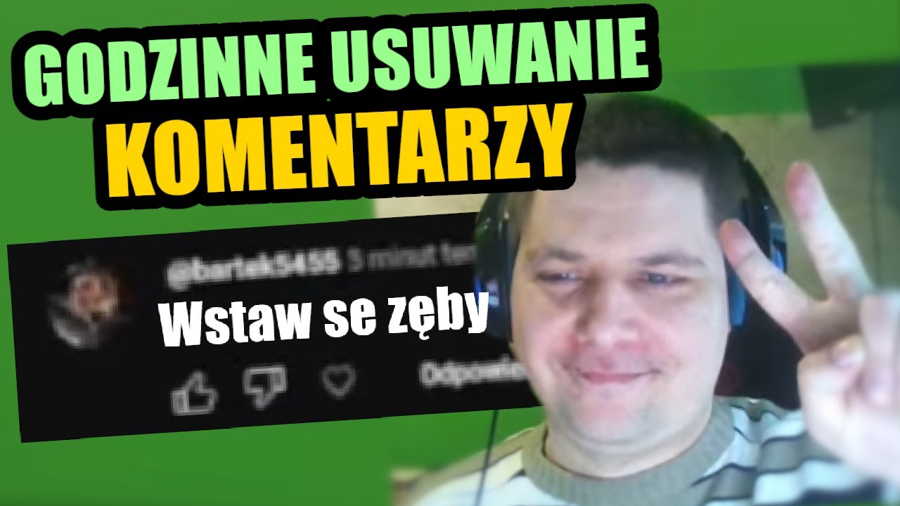 DAWID JASPER GODZINE USUWA KOMENTARZE NA LAJWIE 😂