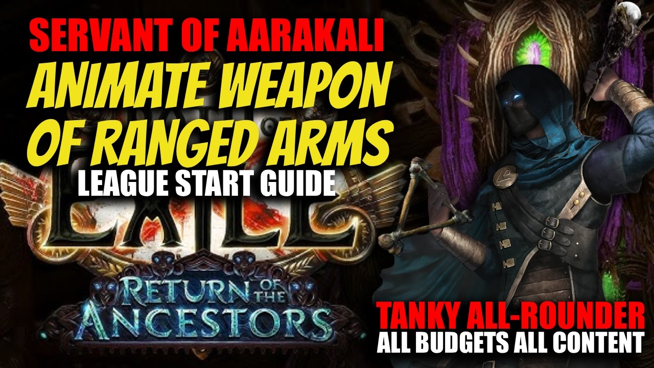 Aarakali Servant - Animate Weapons | The BEST League Stater ever | POE 1 ROTA | Phrecia V4.0