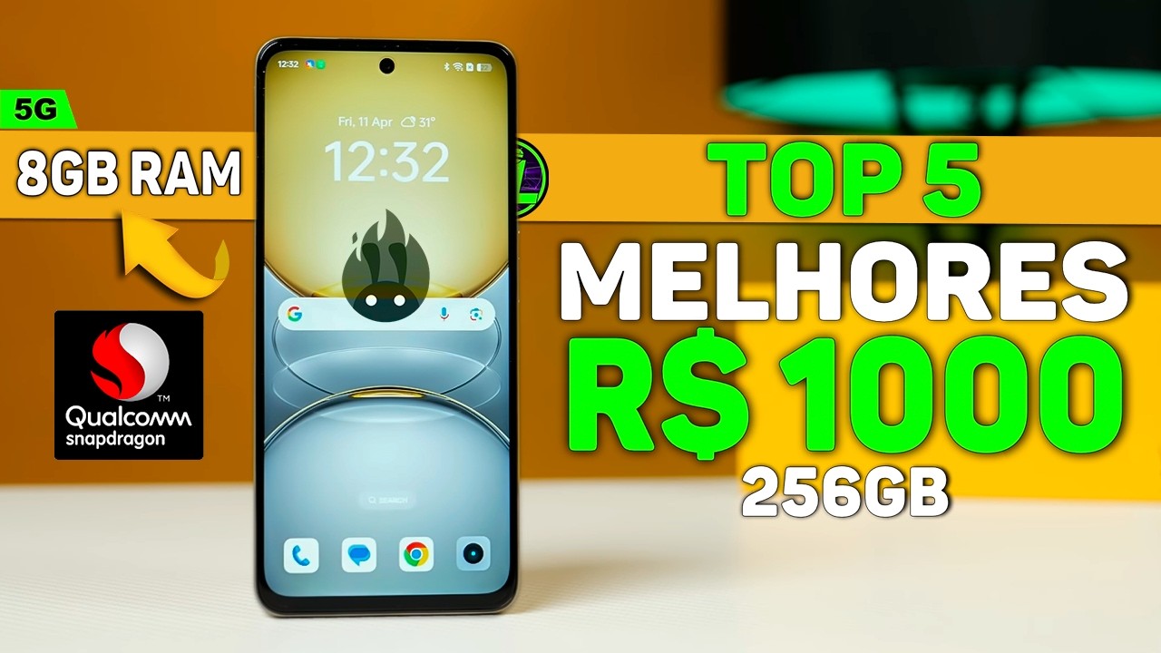 OS MELHORES CELULARES PARA JOGOS ATÉ R$ 1000 REAIS