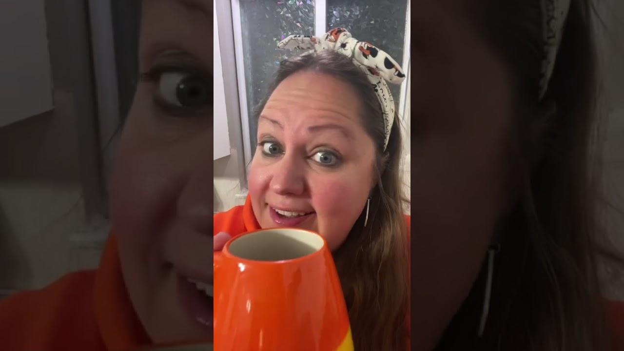 Mickeys hot cocoa maple donut #iwilltryit #foodasmr #cocoa #maple #jennthesupporter