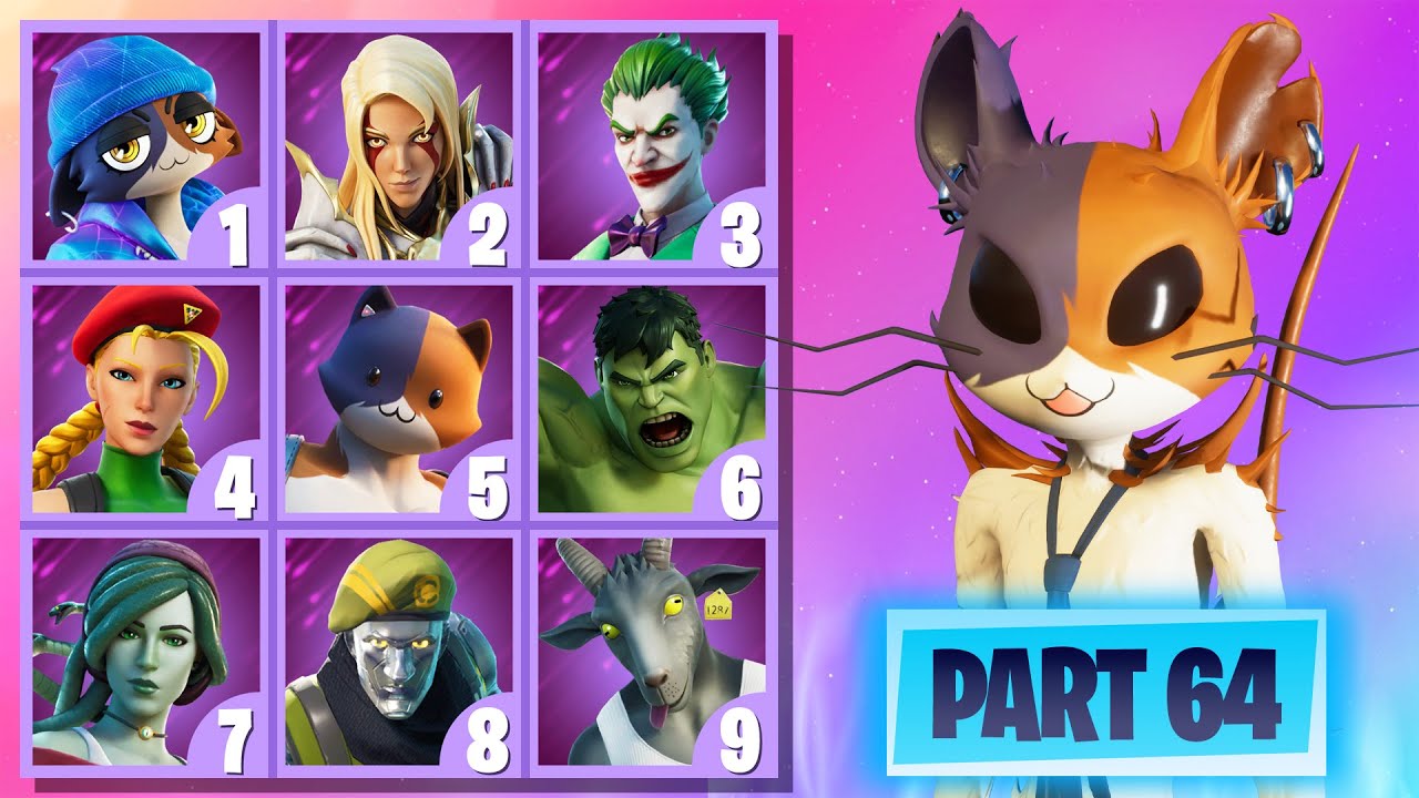 FORTNITE CHALLENGE PART #64 - GUESS THE SKIN BY THE CAMILLE STYLE.