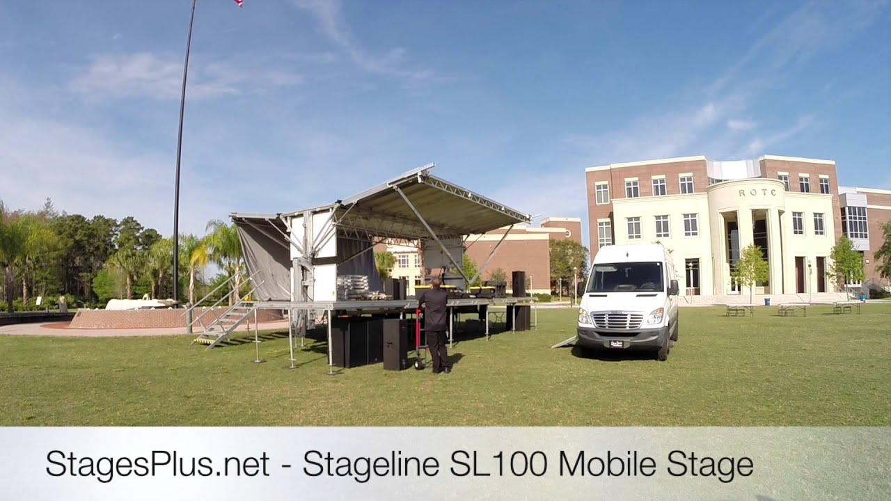 Stageline SL100 Mobile Stage Time Lapse - Stages Plus