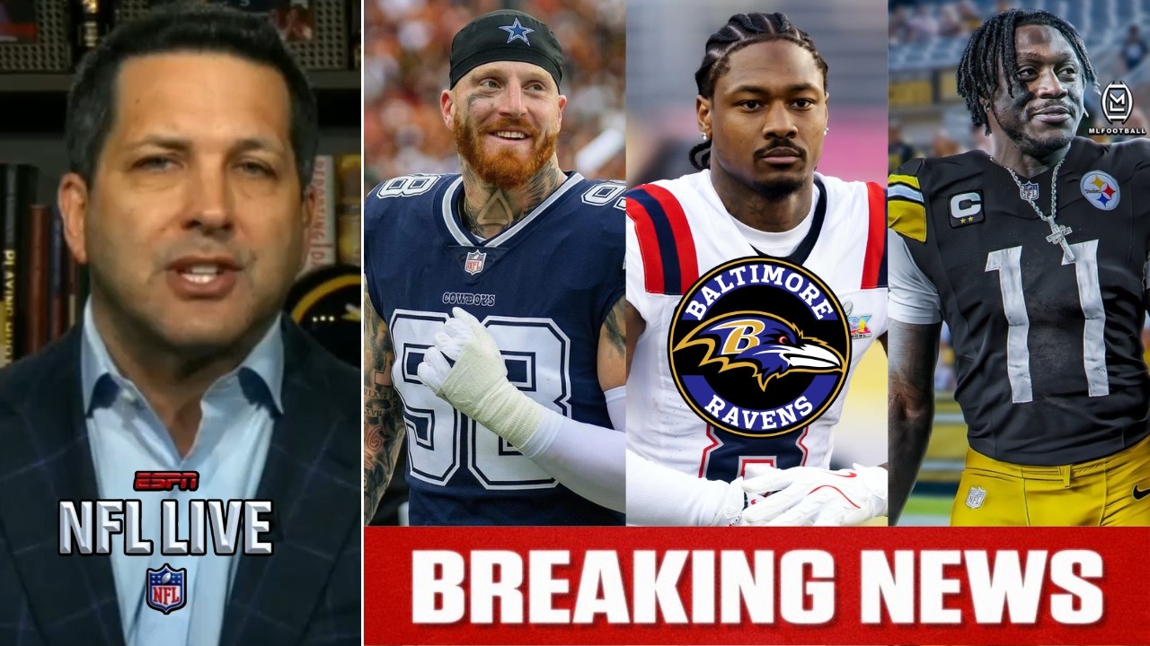 FULL NFL LIVE| Cowboys land Maxx Crosby; AJ Browns to Steelers; Ravens have interest in Stefon Diggs
