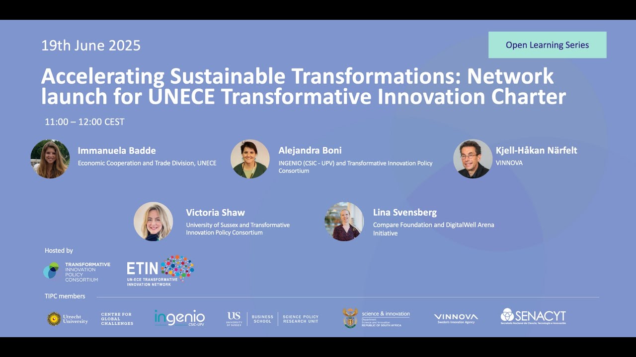 Acceleration Sustainable Transformations: Network Launch for UNECE |  19 Jun 2025
