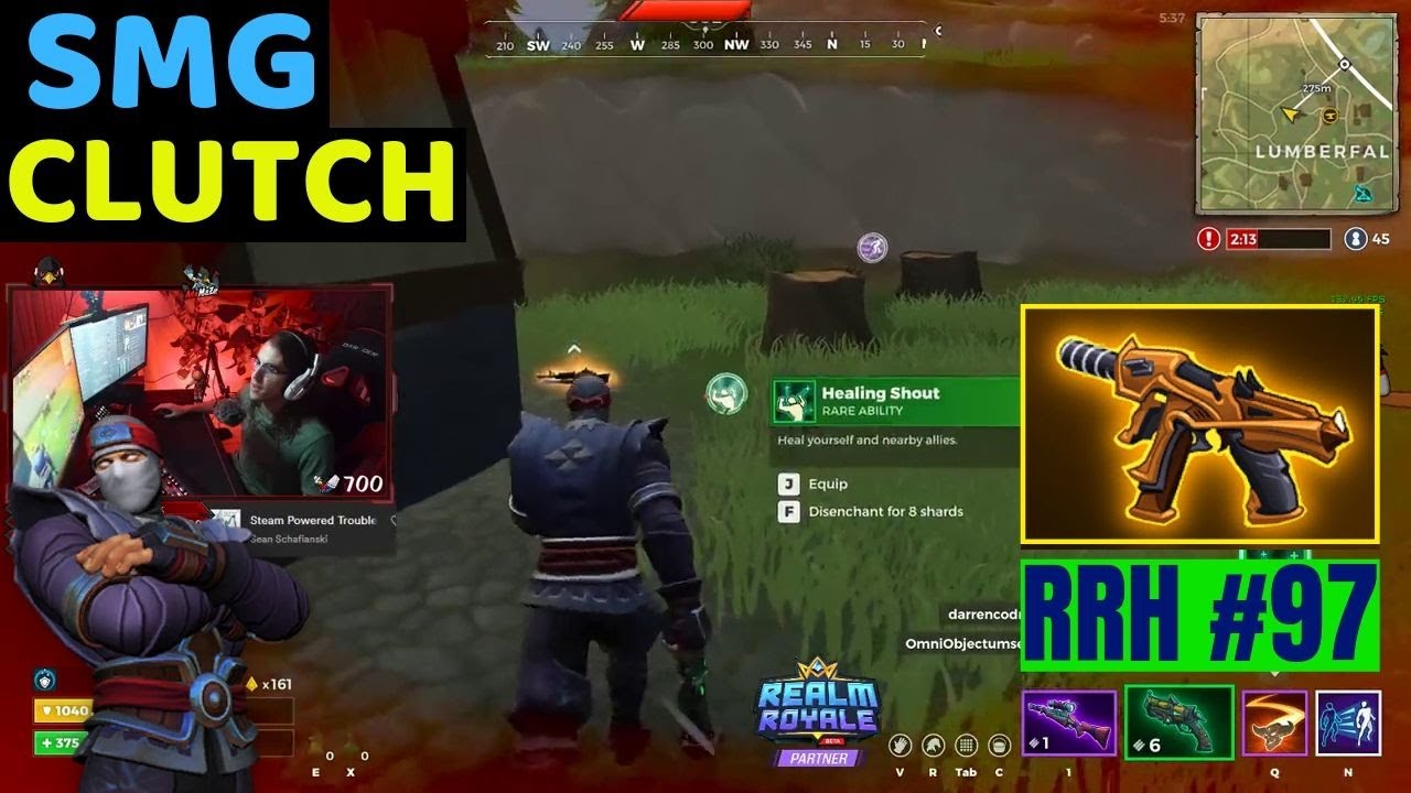 The SMG just worked! - Realm Royale Highlights #97 (Best Moments)