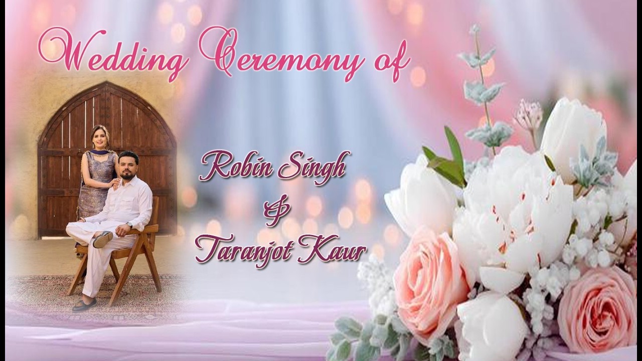 Robin Singh & Taranjot Kaur  Wedding Reception  Live by  INDIAN STUDIO,  Mob.9896493952