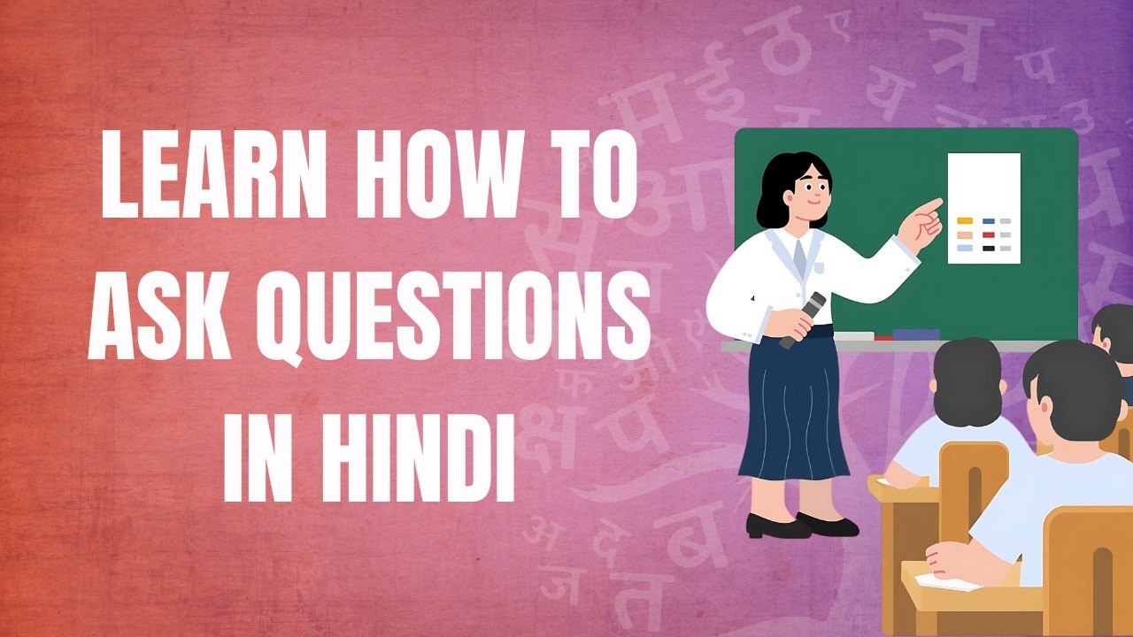 Learn how to ask questions in Hindi | Learn Hindi Online| Koushalyaa Language Classes
