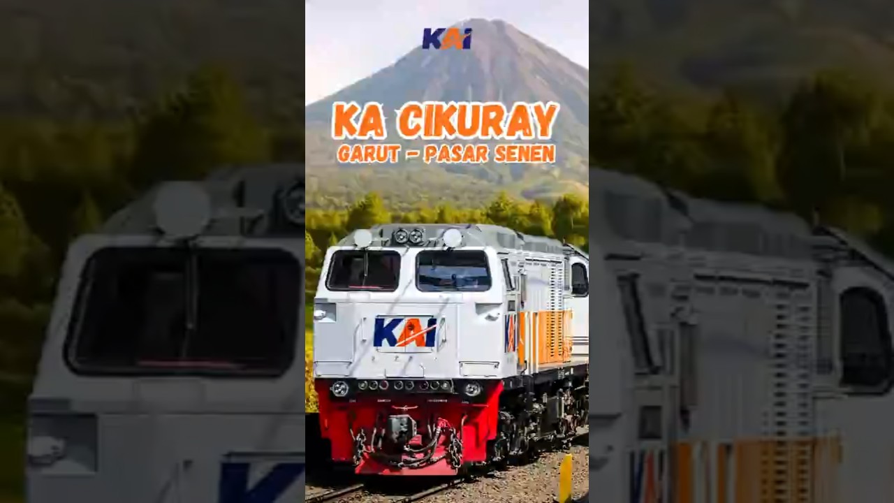 ✨ FAKTA KERETA API CIKURAY GARUT PASAR SENEN #keretaapi #railfan #short