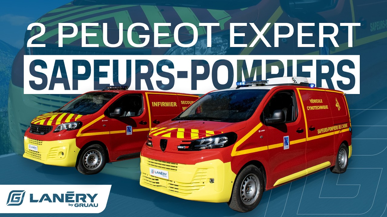 2 nouveaux véhicules Pompiers pour les équipes cynophiles et infirmières - Par Lanéry by Gruau